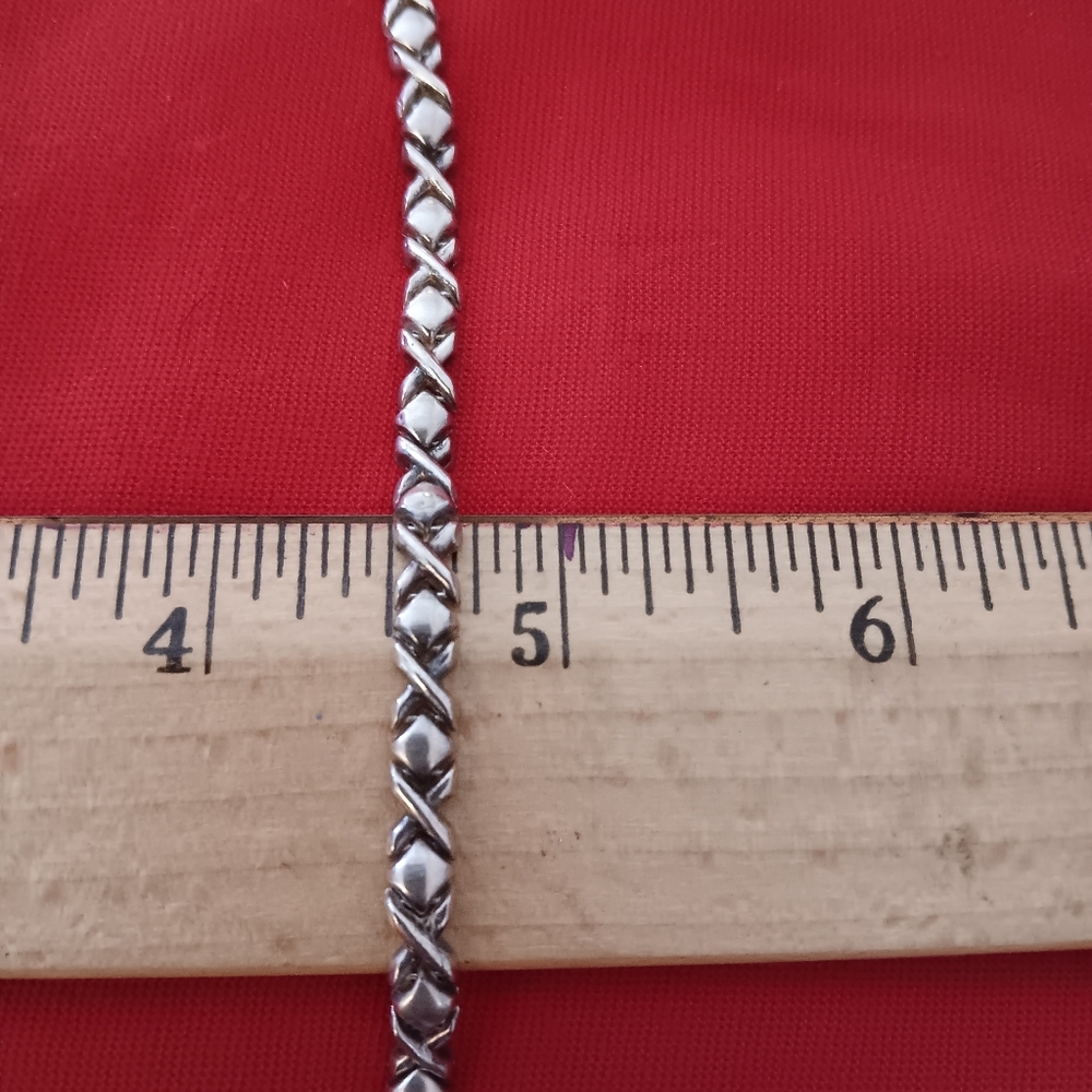 925 Silver XO bracelet - Picture 2 of 2